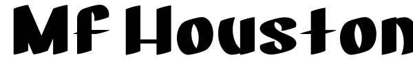 Mf Houston Paris Budapest font preview